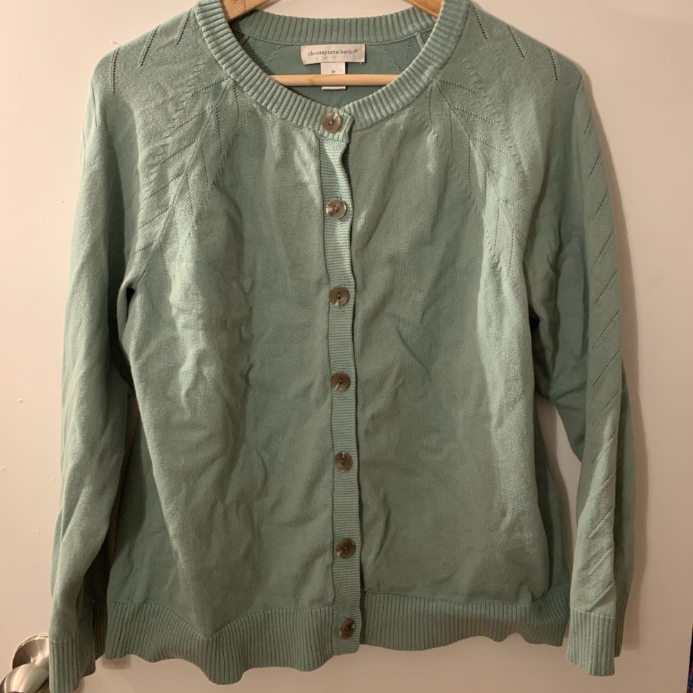 Mint cardigan